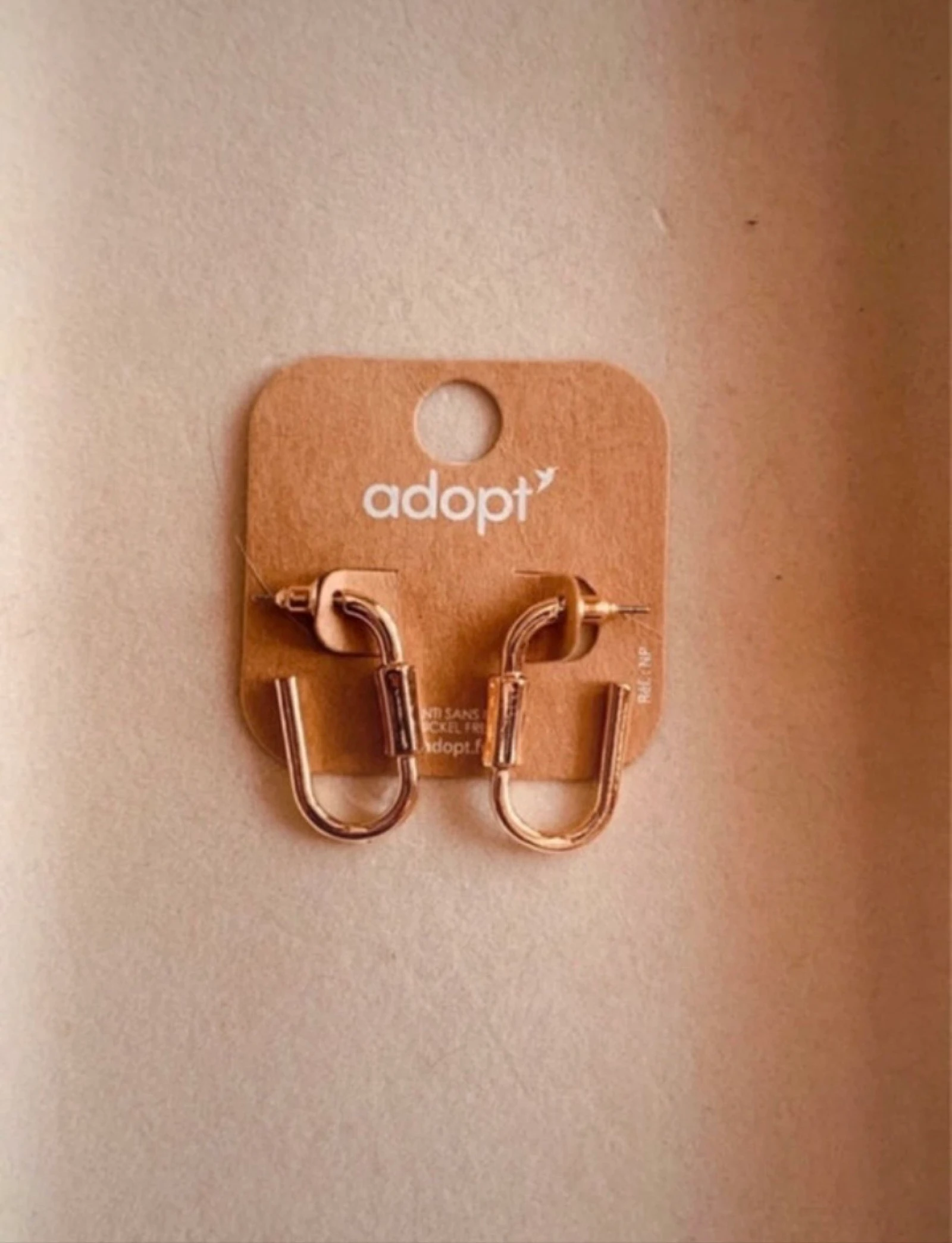 Brinco dourado feminino - Marca Adop’t – photo 2